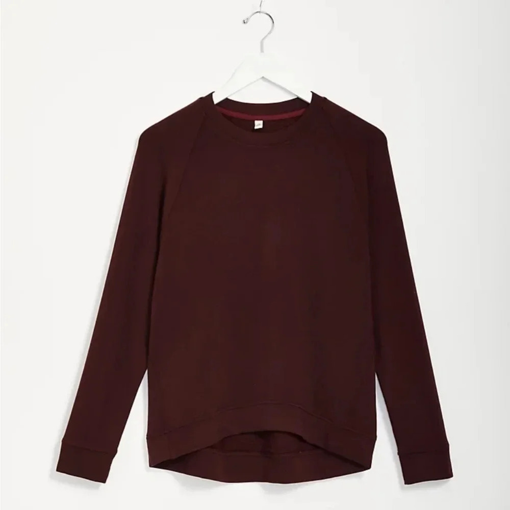 Lou & Grey Signaturesoft Plush Upstate Sweatshirt, Color Purple Size XS